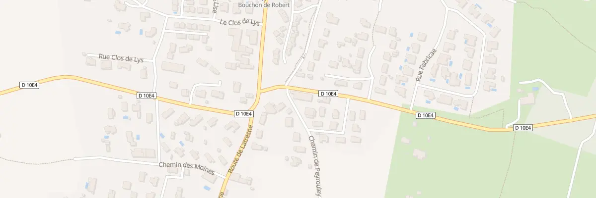 Plan du 1 Che de Peyrouley à Carignan-de-Bordeaux