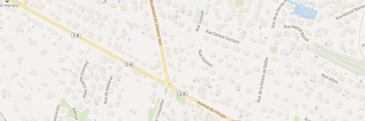 Plan du 4B Rue Porthos à Mont-de-Marsan