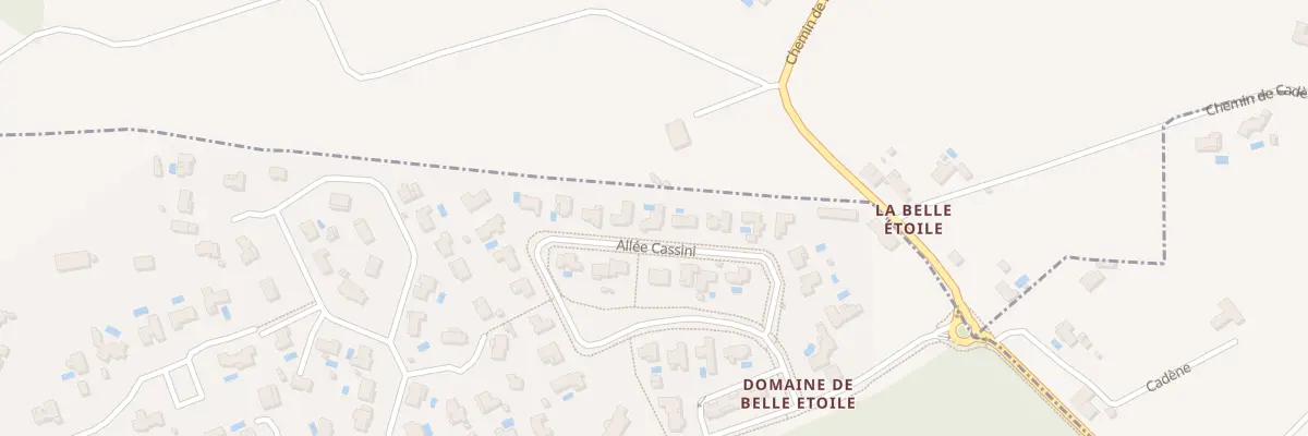 Plan du 17 Lot Domaine de Belle Etoile à Bouliac