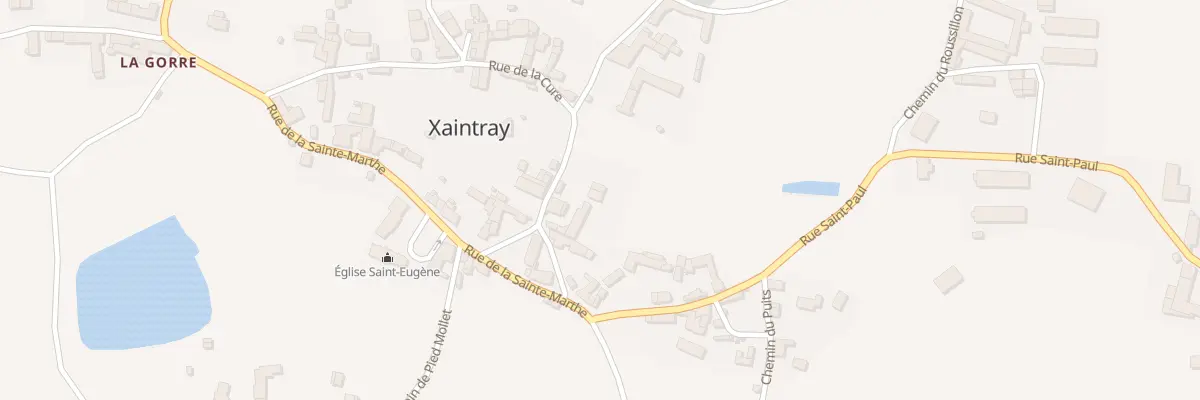 Plan du 4 Rue des Fontaines à Xaintray