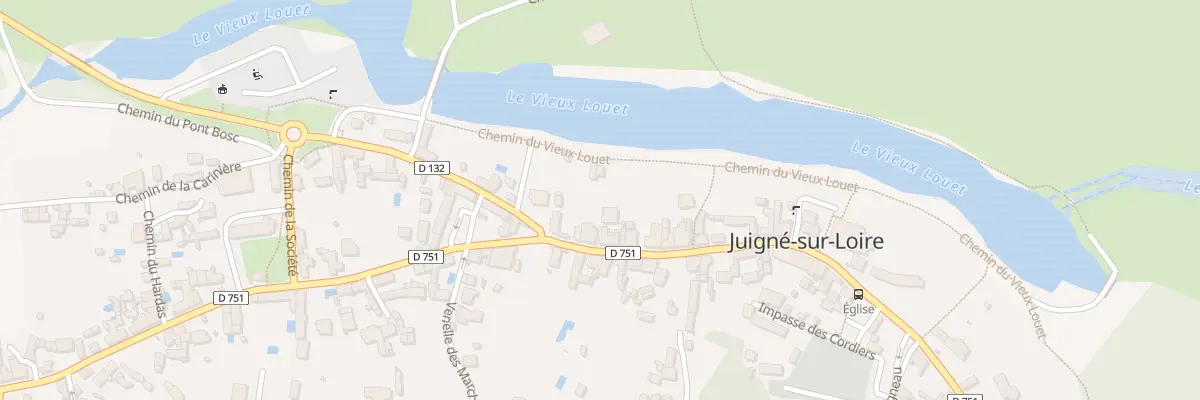 Plan du 33 Grand Rue aux Garennes sur Loire
