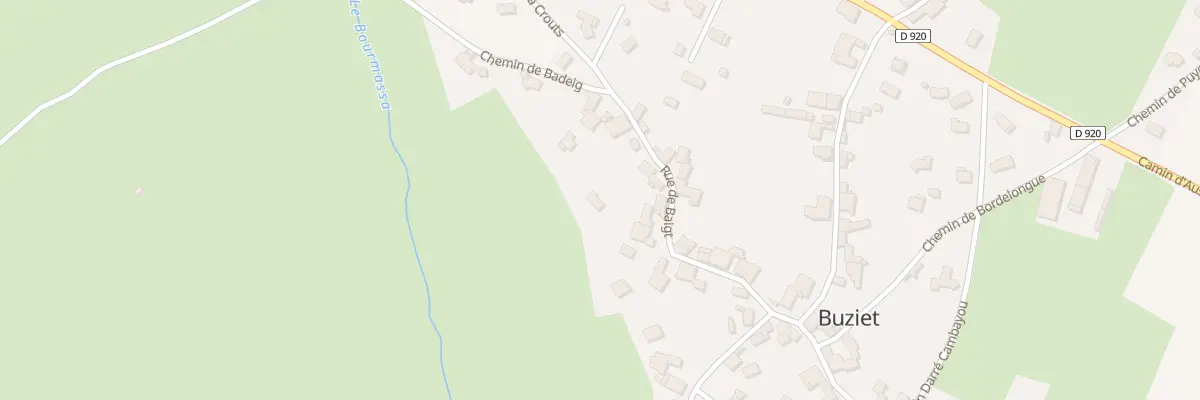 Plan du 17 Rue de Baigt à Buziet