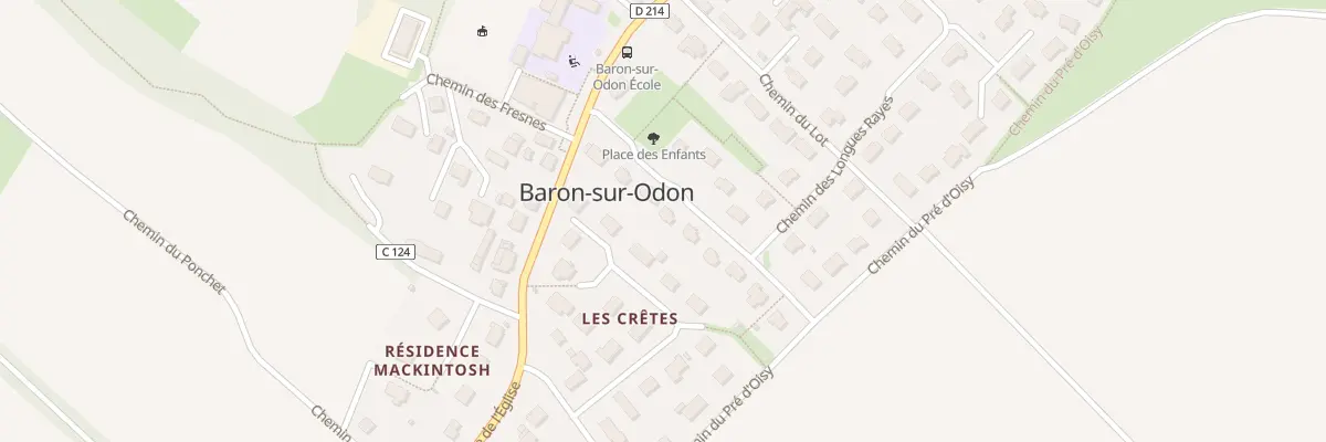 Plan du 6 Che des Longues Rayes à Baron-sur-Odon