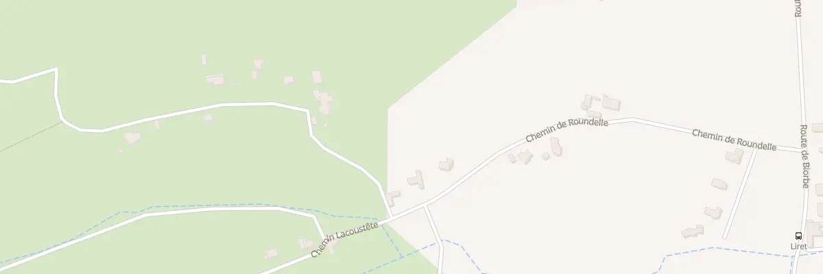 Plan du 12B Che de Roundelle à Bougarber