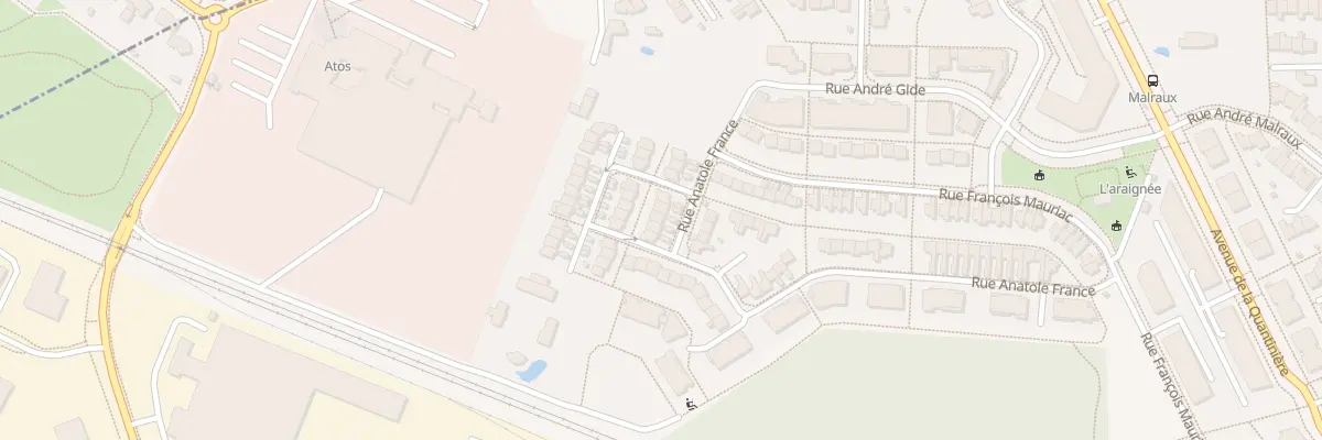 Plan du 77 Rue Anatole France à Trélazé