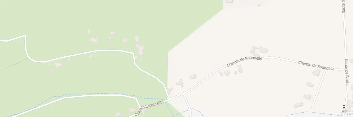 Plan du 12T Che de Roundelle à Bougarber