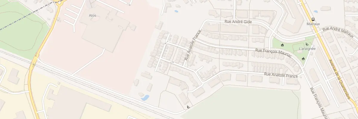 Plan du 75 Rue Anatole France à Trélazé
