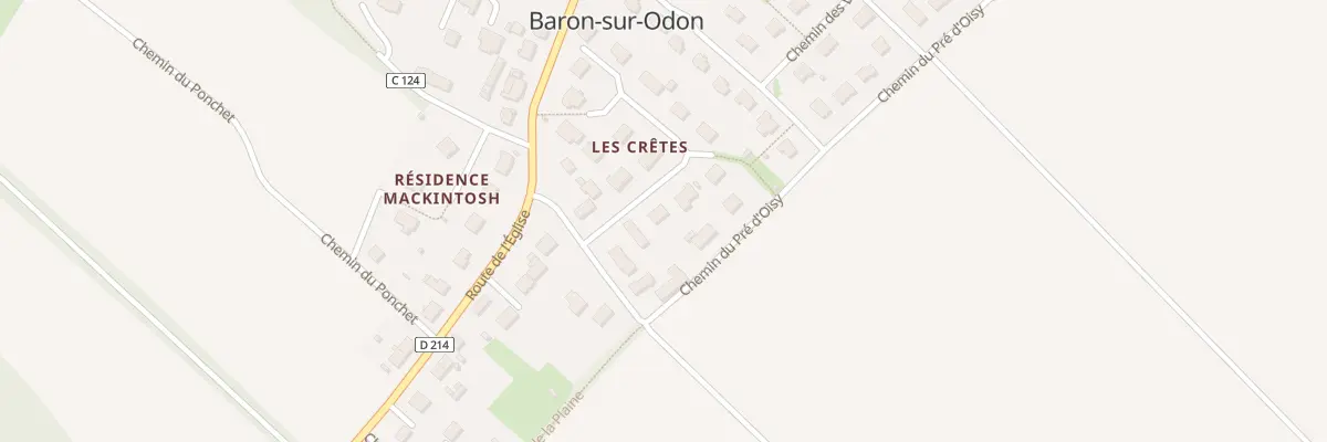 Plan du 6 Imp des Crêtes à Baron-sur-Odon