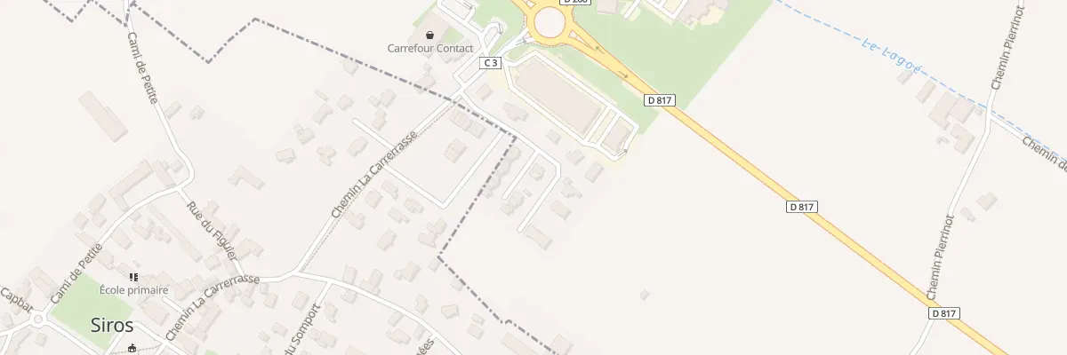 Plan du 10 Rue Cyprien Despourrins à Poey-de-Lescar