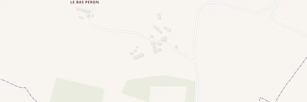 Plan du 11 Le Peron à Thubœuf