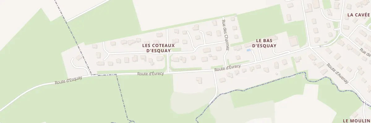 Plan du 5 Rue des Frênes à Esquay-Notre-Dame