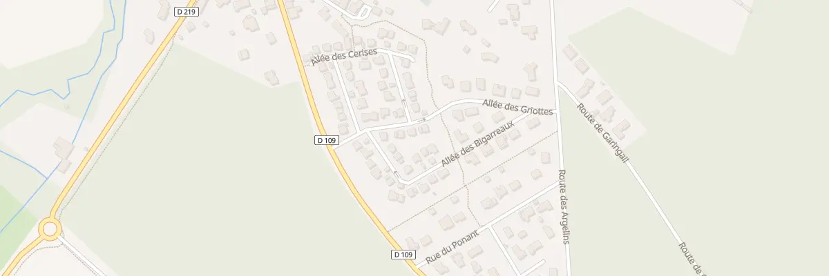 Plan du 4 All des Griottes à Saint-Selve