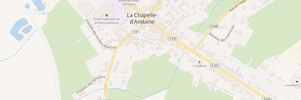 Plan du 160 Pl du Cheval Blanc à Rives d’Andaine