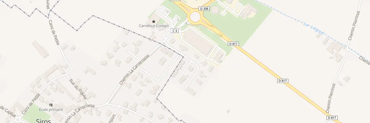 Plan du 2 Rue Joseph Peyre à Siros
