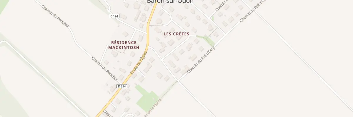 Plan du 4 Imp des Crêtes à Baron-sur-Odon