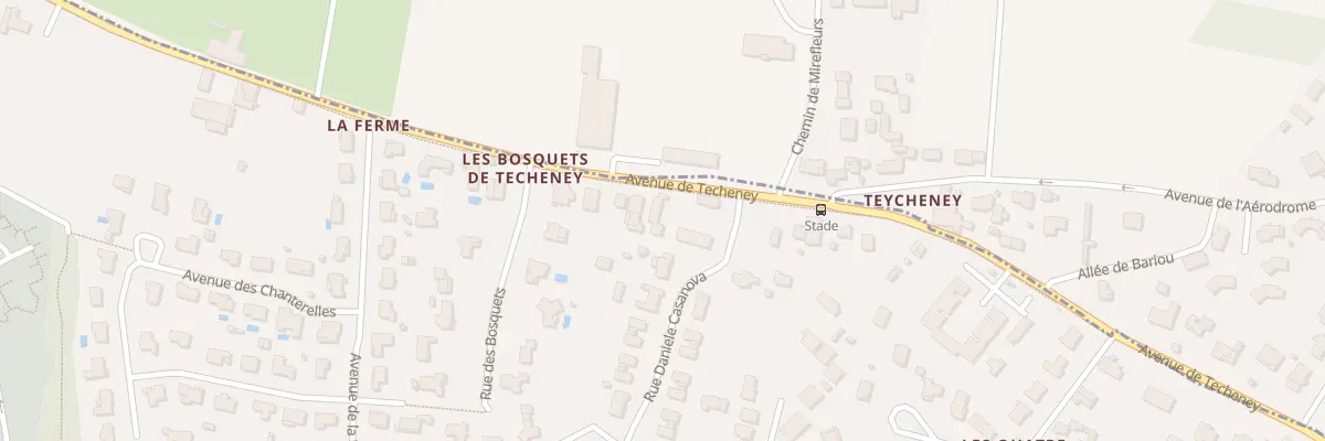Plan du 57T Av de Techeney à Artigues-près-Bordeaux