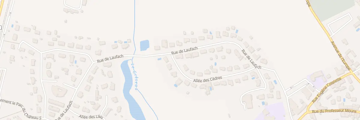 Plan du 36 Rue de Laufach à Sainte-Eulalie