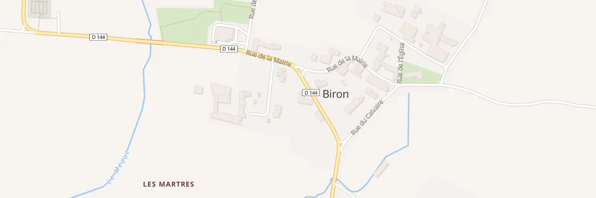 Plan du 4 Rte d’Avy à Biron