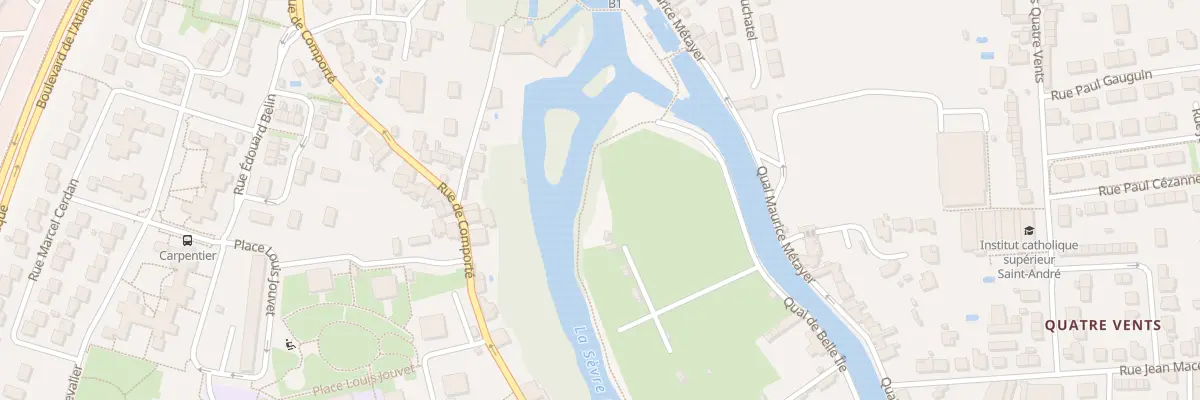 Plan du 65B Quai de Belle-ile à Niort