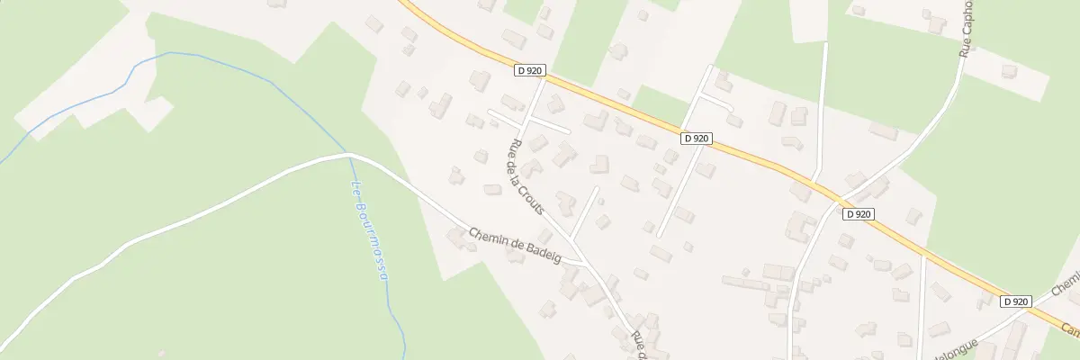 Plan du 8 Rue de la Crouts à Buziet