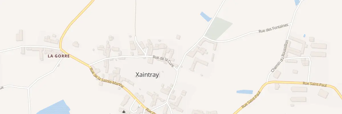 Plan du 17 Rue de la Cure à Xaintray