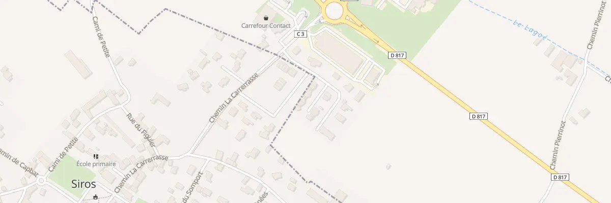 Plan du 10 Rue Joseph Peyre à Siros