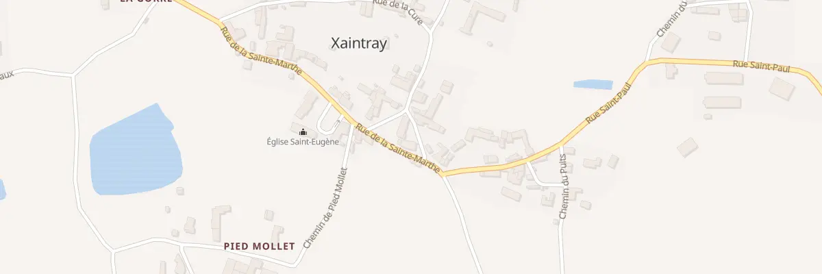 Plan du 1 Rue des Fontaines à Xaintray