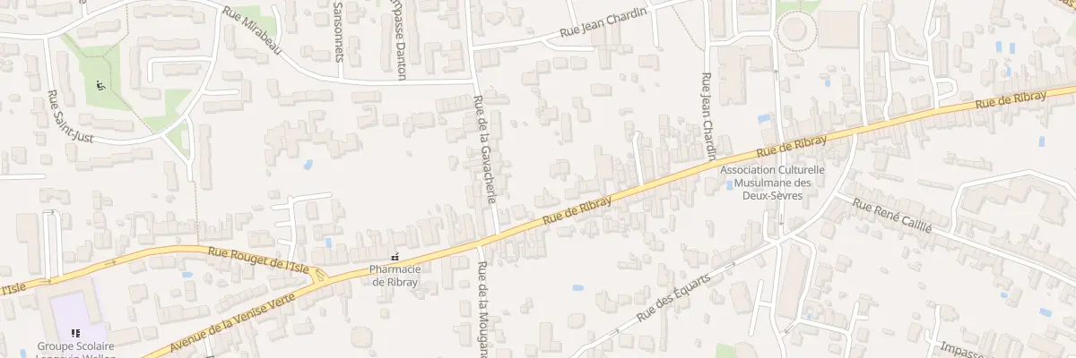 Plan du 190 Rue de Ribray à Niort