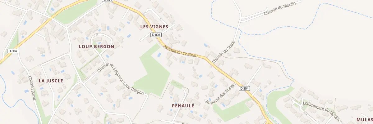 Plan du 301 Av du Chateau à Artiguelouve