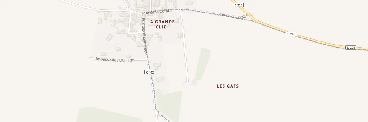 Plan du 38 Rue de la Combe à Fontenet