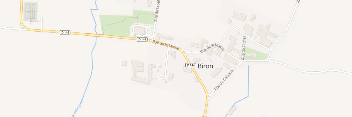 Plan du 2 Rte d’Avy à Biron