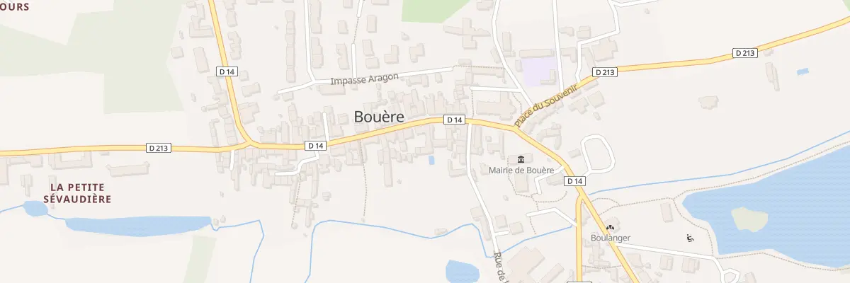 Plan du 13 Rue du Docteur Jardin à Bouère