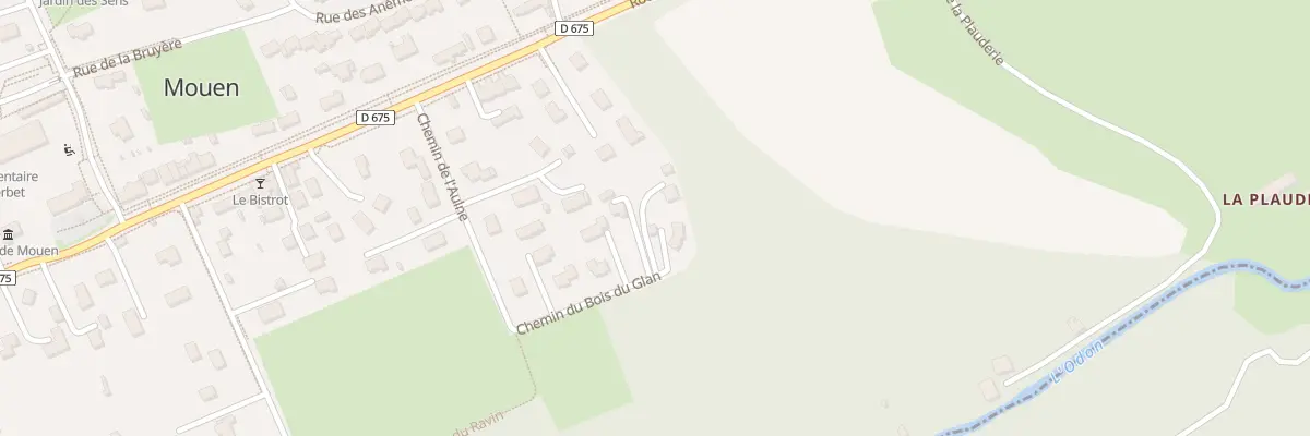 Plan du 109 Bois du Gland à Mouen