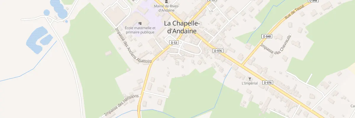 Plan du 15 Pl de l’Eglise Chap Andaine à Rives d’Andaine