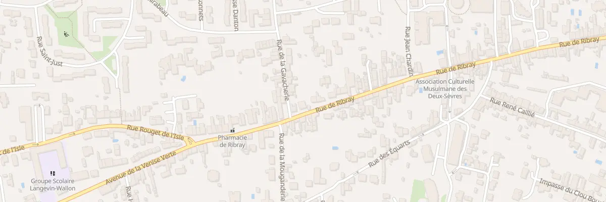 Plan du 192 Rue de Ribray à Niort