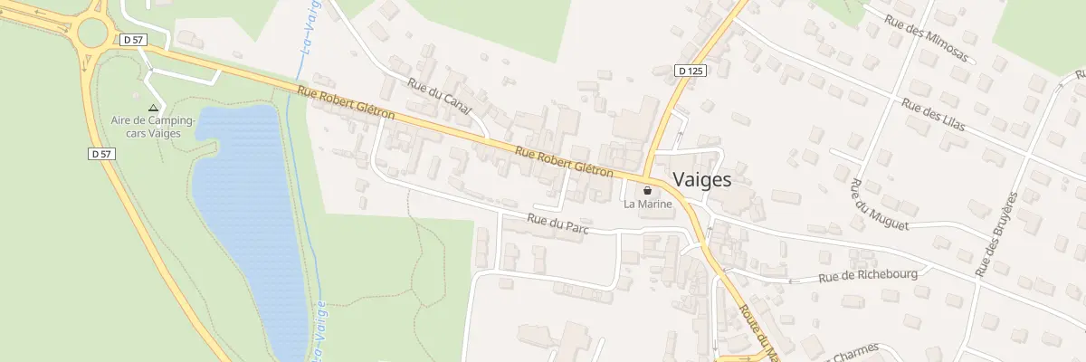 Plan du 13 Rue Robert Glétron à Vaiges