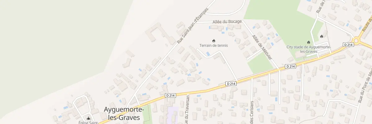 Plan du 14A Rue Saint Jean d’Etampes à Ayguemorte-les-Graves
