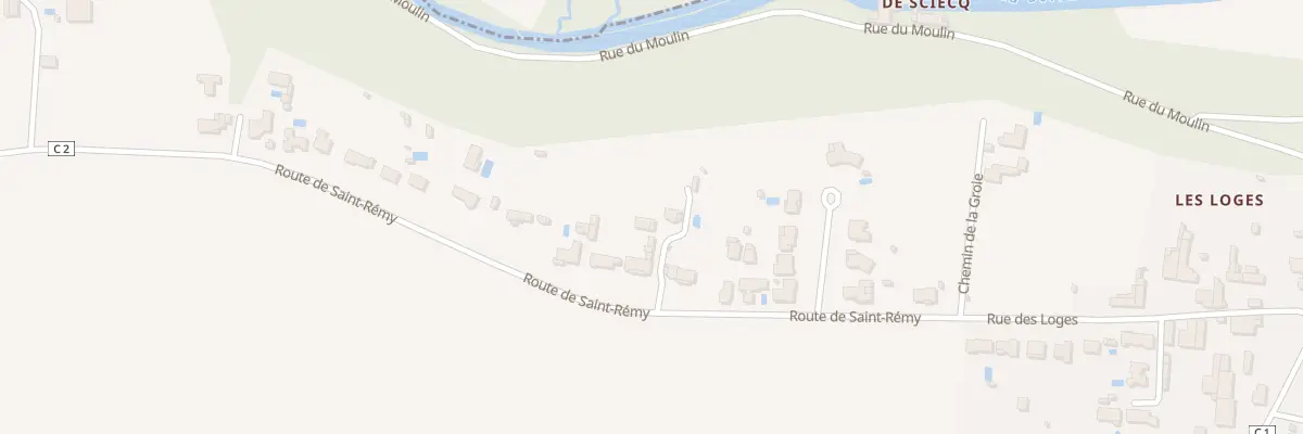 Plan du 26B Rte de St Remy à Sciecq
