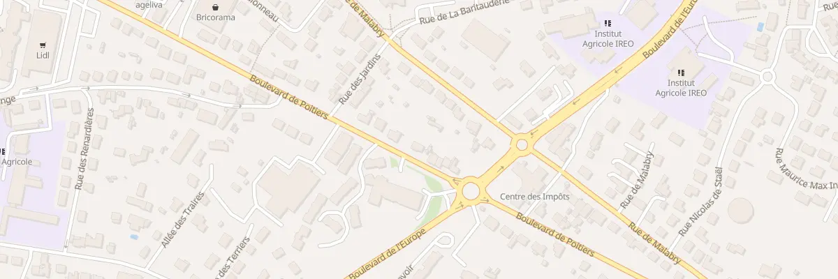 Plan du 102 Bd de Poitiers à Bressuire