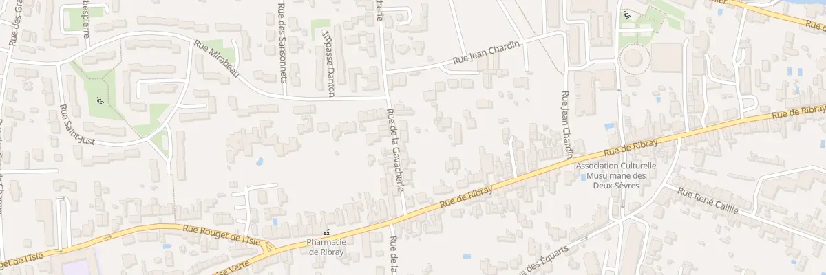 Plan du 11B Rue de la Gavacherie à Niort