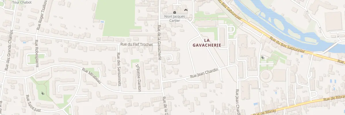 Plan du 37 Rue de la Gavacherie à Niort