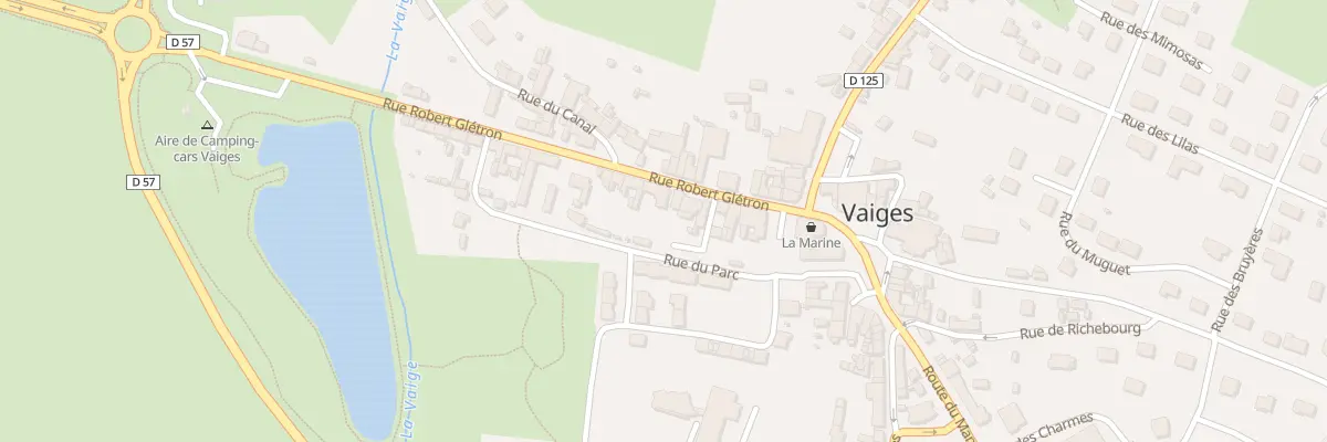Plan du 15 Rue Robert Glétron à Vaiges