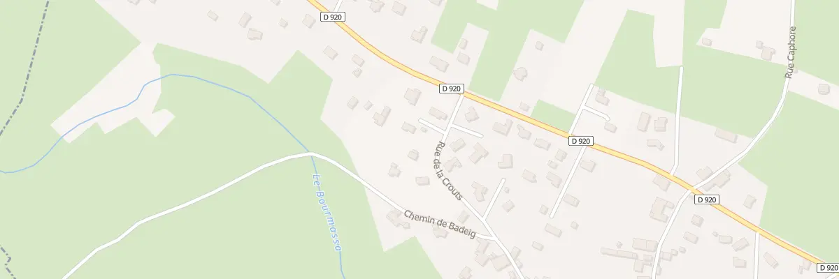 Plan du 5 Rue de la Crouts à Buziet