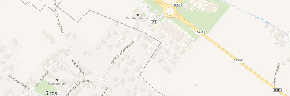Plan du 18 Rue Tristan Dereme à Siros