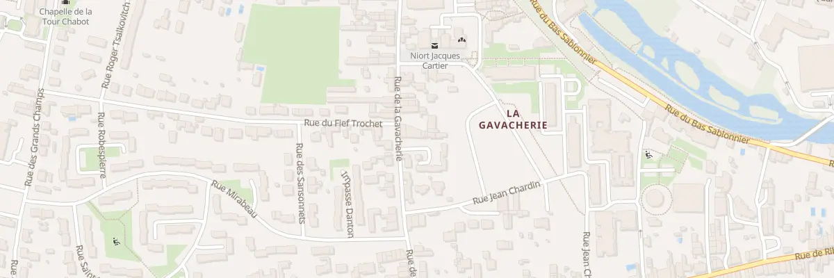 Plan du 37B Rue de la Gavacherie à Niort