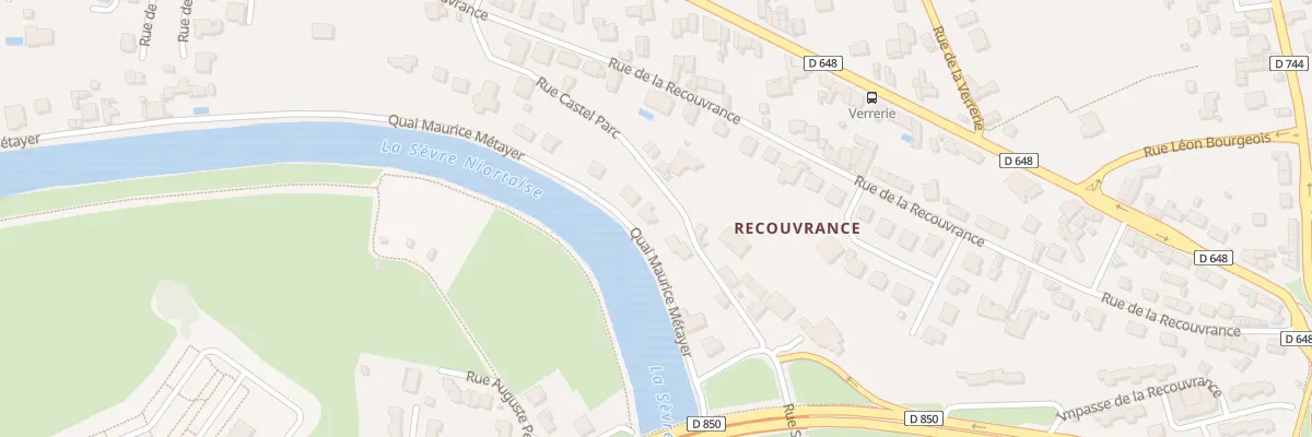 Plan du 128 Quai Maurice Métayer à Niort