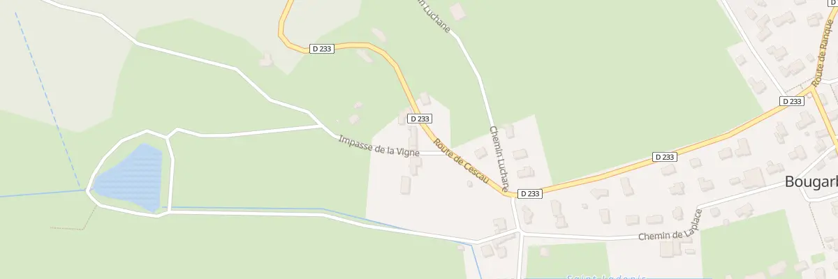 Plan du 2 Imp de la Vigne à Bougarber