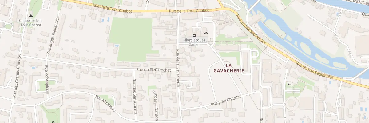 Plan du 43B Rue de la Gavacherie à Niort