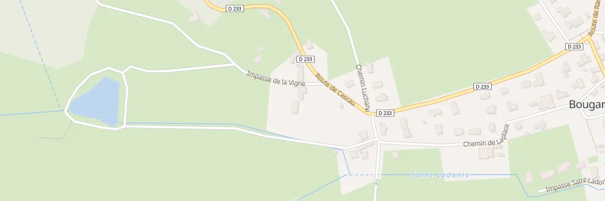 Plan du 23 Rte de Cescau à Bougarber