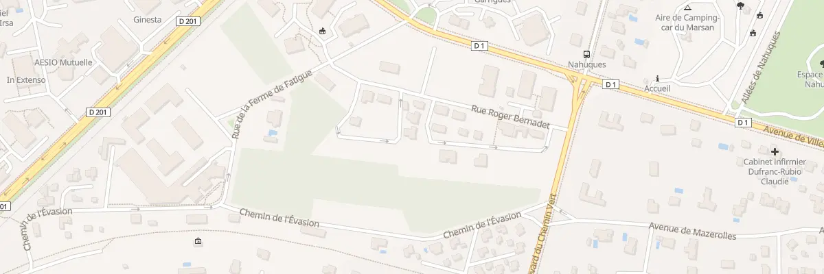 Plan du 34 Rue Jean-Pierre Labarbe à Mont-de-Marsan